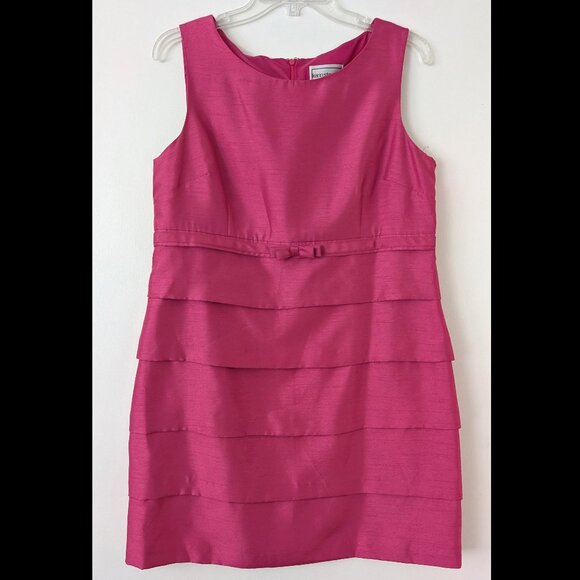 karin stevens Dresses & Skirts - Karin Stevens Magenta Cocktail Dress, Size 12